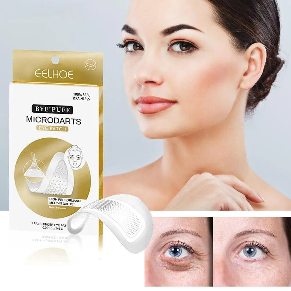 Hyaluronic Acid Microneedle Eye Patches Mask For Anti Wrinkle Aging