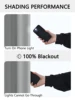 2pcs Solid 100% Blackout Curtains - Curtains for Bedroom and Living Room - UV Protection, Easy Sliding, and Stylish Design 4