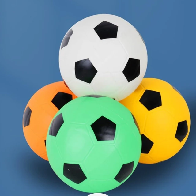 Balón de fútbol silencioso para interiores, pelota de fútbol de espuma  silenciosa, tamaño 3, rebote de aire, pelota de baloncesto silenciosa de PU  - AliExpress