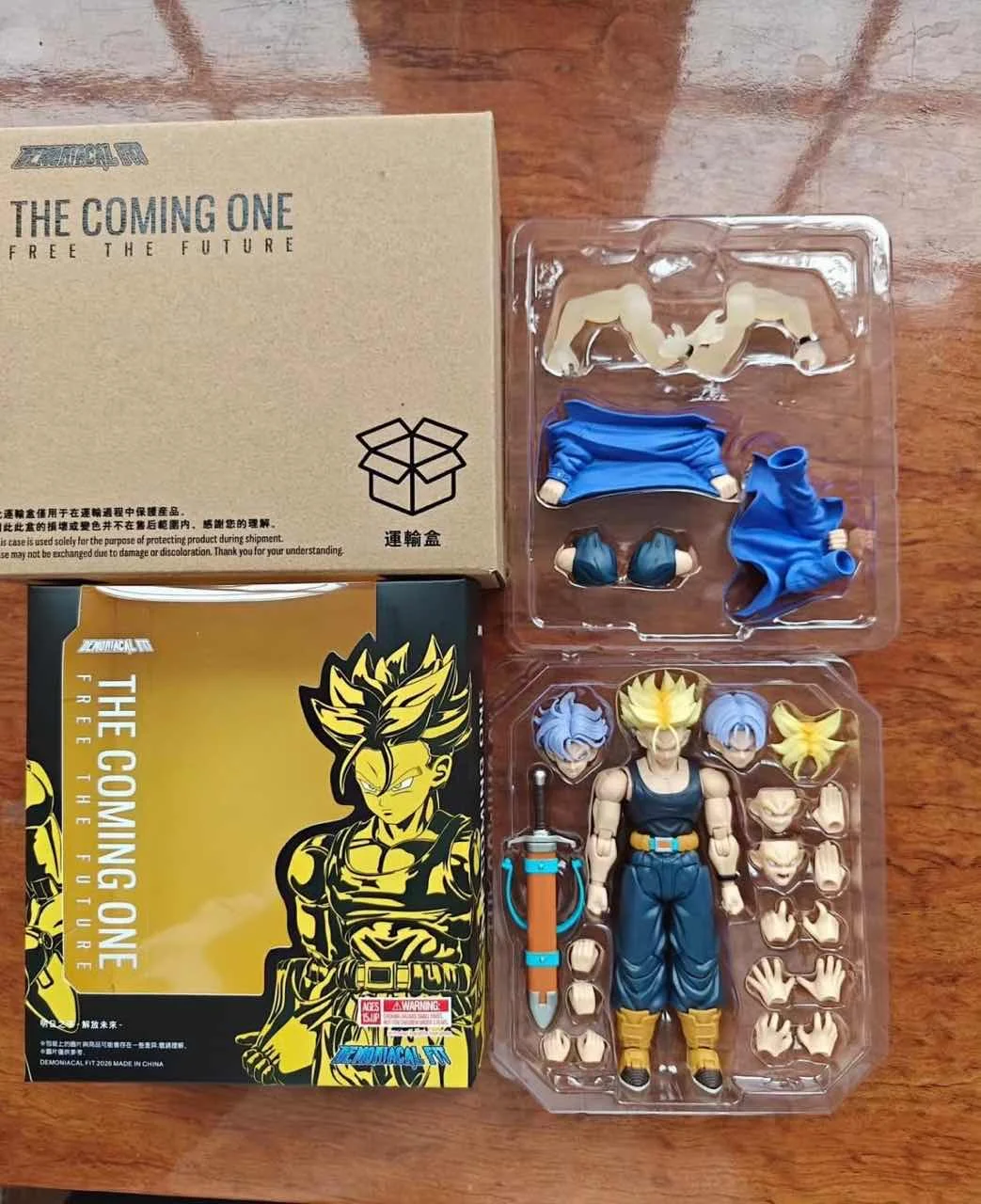 Figurine Trunks SSJ3 Dragon Ball – Demoniacal Fit The Coming One, Bandai SHF 15cm