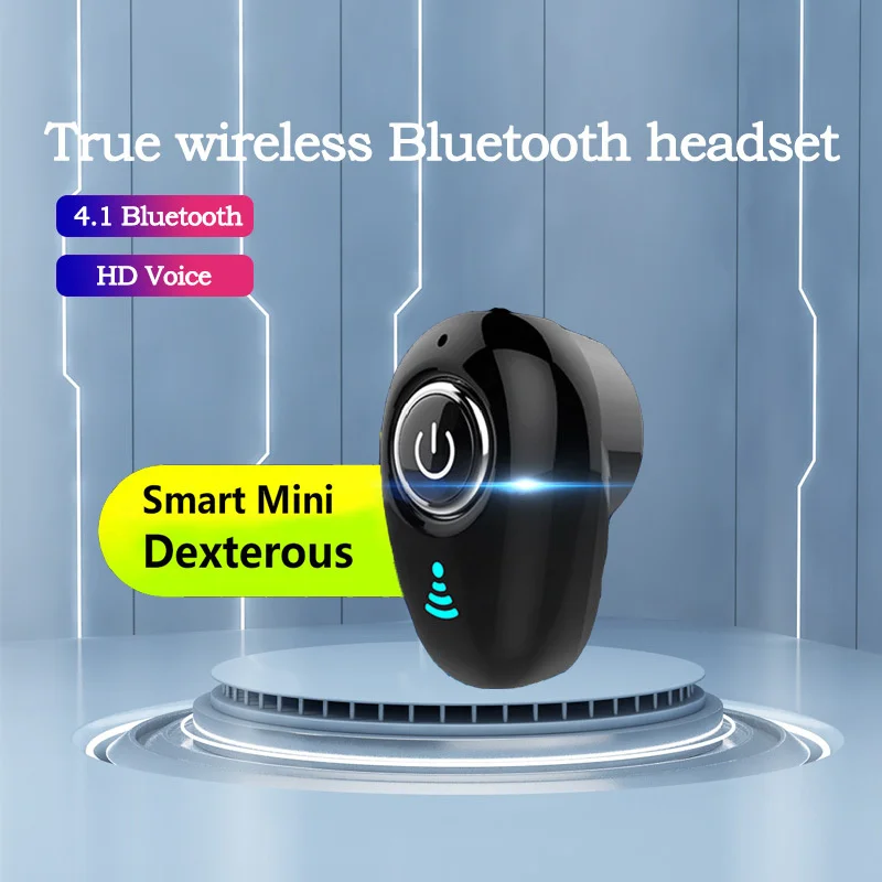 

New Mini Headset S650 Bluetooth Earphone Single-Ear in-Ear Wireless Stereo Sports Music Business Model For Iphone And XIaomi