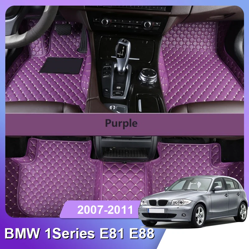 

Custom Fit Car Floor Mat for BMW 1Series E81 E88 Coupe Accessories Interior ECO Thick Carpet Customize for Left and Right Drive