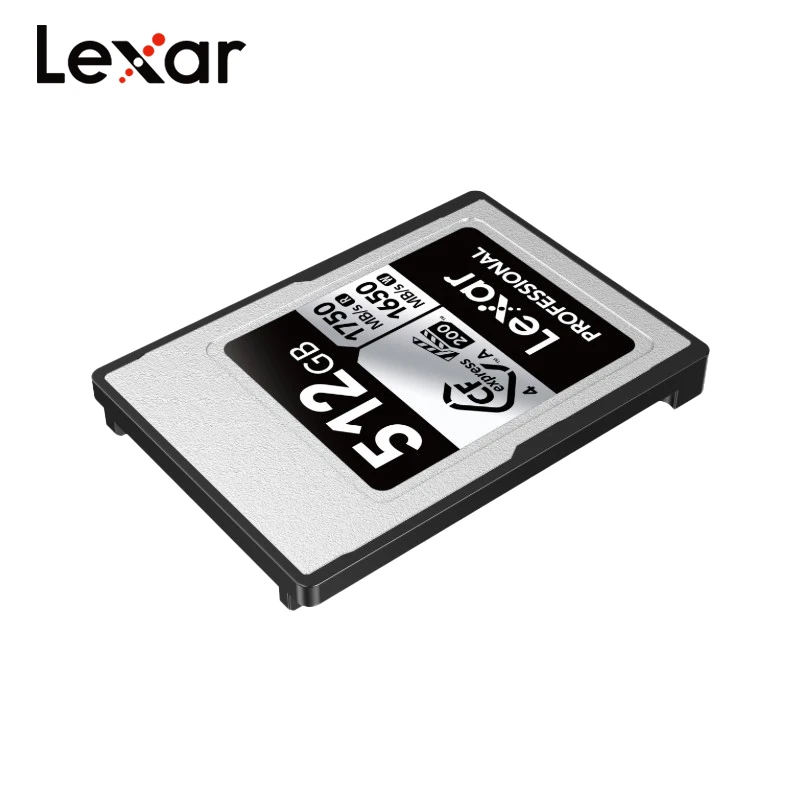새로운 Lexar Professional SILVER CFexpress 4.0 타입 A 메모리 카드 256GB 512GB VPG200 8k CFA 카드 ( 카메라용) 1750Mb/s CF 카드