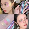 Glitter Chameleon Eye Makeup Multichrome Shimmer Eyeshadow Duochrome Stick Shine Chrome Highlighter Pen Party Luminous Cosmetics