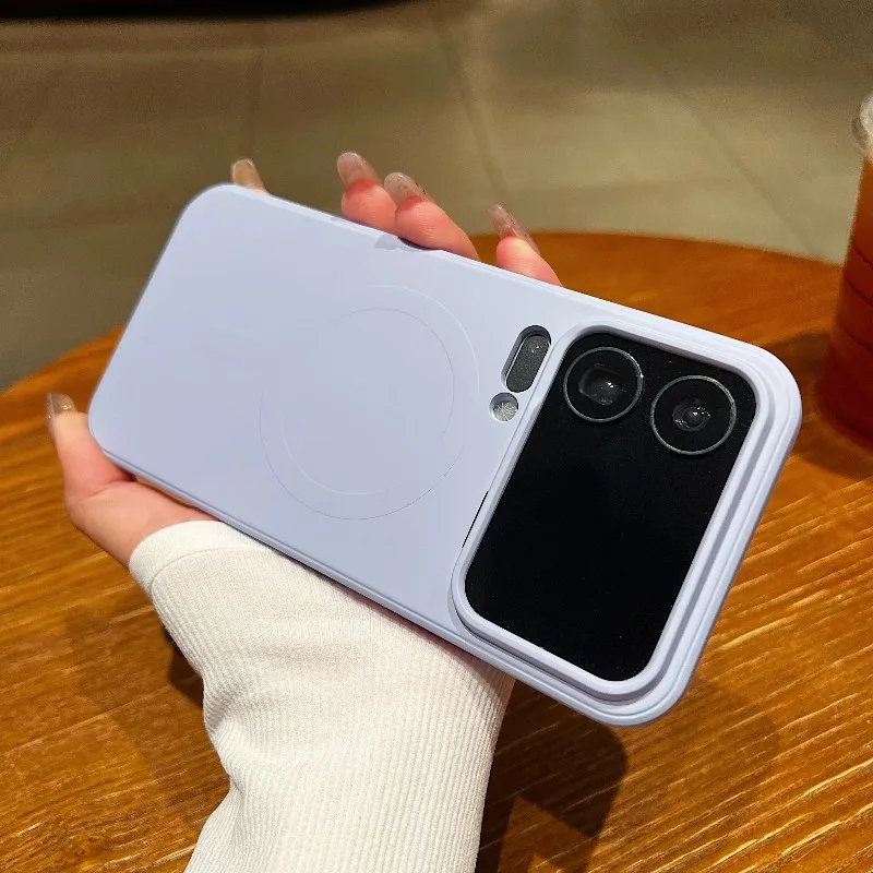 Magnetic Soft Shockproof Ultra Slim Liquid Silicone Case