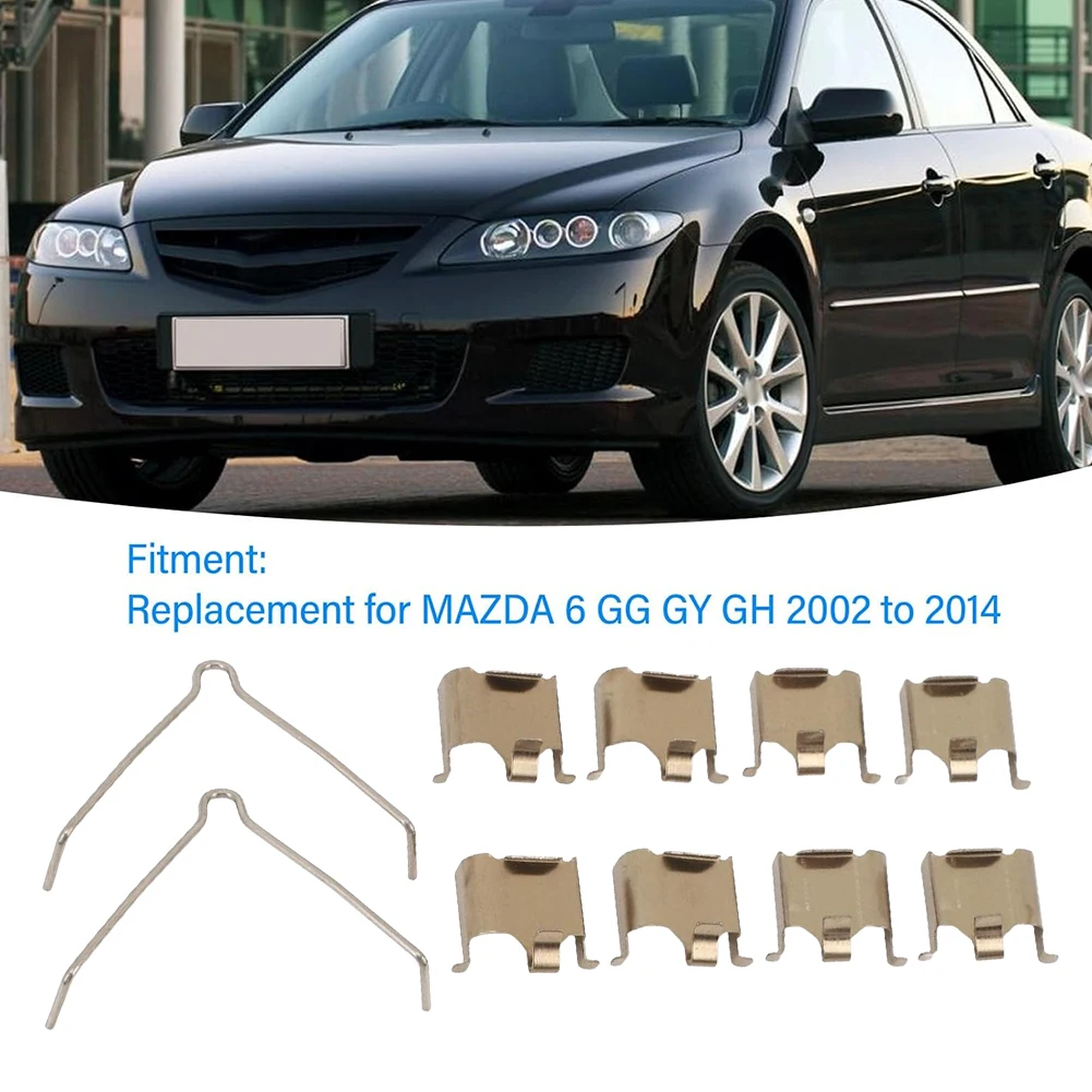 Rear Brake Pad Fitting Kit Replace BPF1166A Car Rear Brake Pads Disc Fitting Kit for Mazda 6 GG GY GH 2002-2014