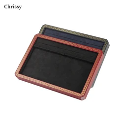 Fashion PU Leather Jewelry Ring Jewelry Display Organizer Box Tray Holder Earring Jewelry Storage Showcase