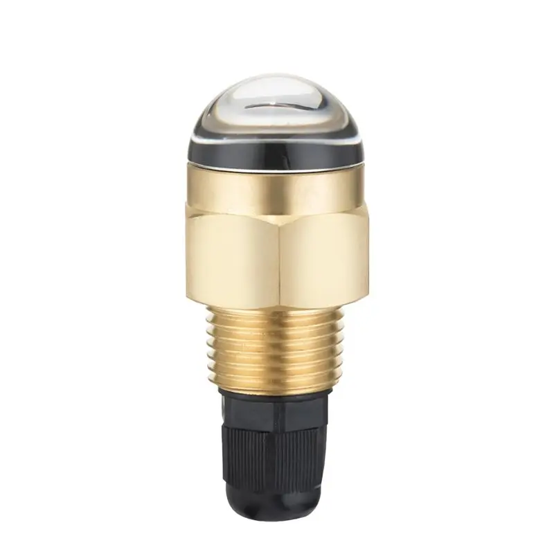 ABMR-마린 LED 수중 조명 12V 황동 유리 배수 플러그 1/2인치 NPT 요트 액세서리, 주변 장식 조명
