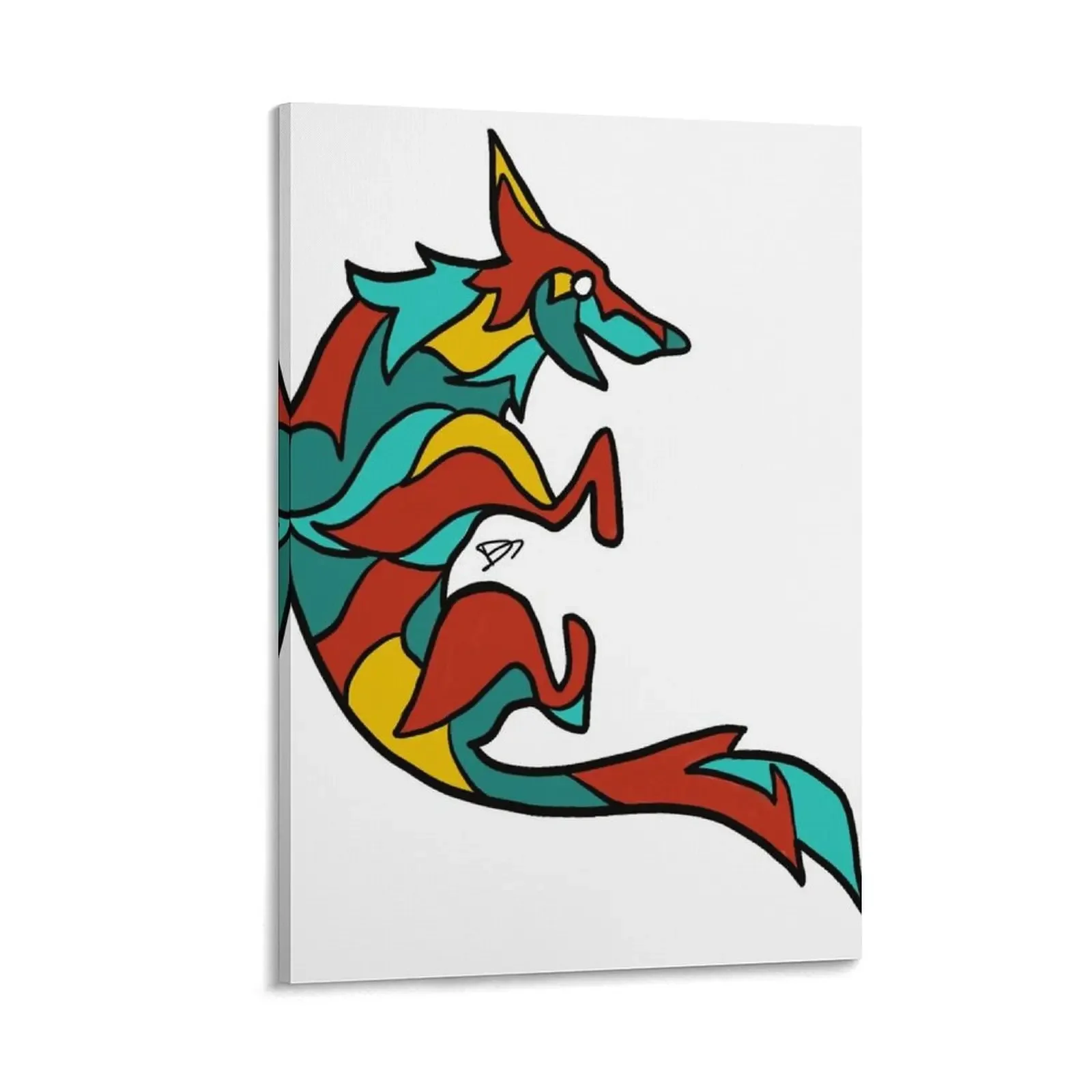 

Creative Coyote (Bosque Variant) Canvas Painting poster posters for wall vintage home decor