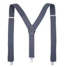 

Heavy Duty Big Size Work Suspenders for Men Wide Y-Shape with 3 Strong Clips Adjustable Elastic Trouser Braces Straps