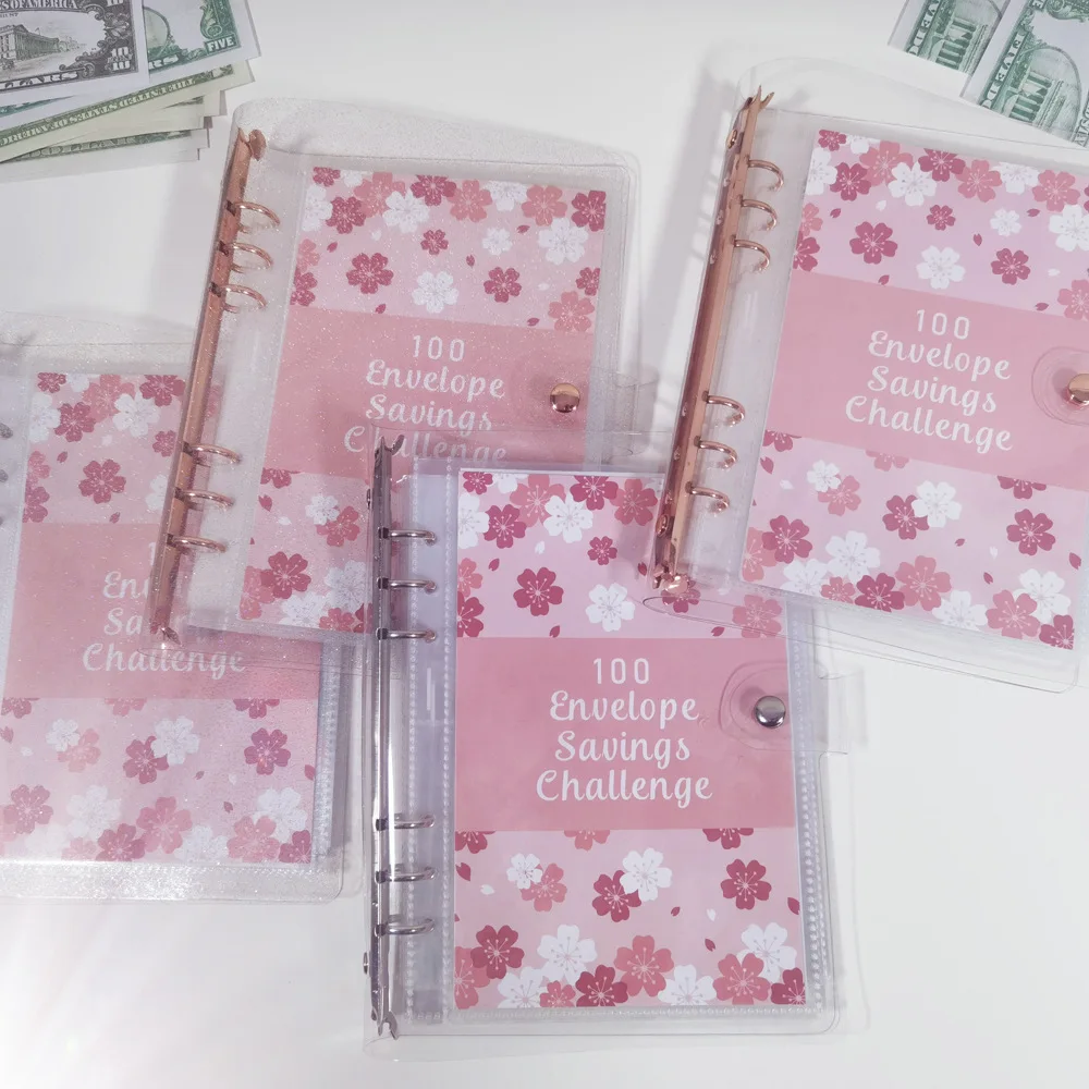 

A5 Cherry Blossoms 100 Envelopes Money Saving Money Challenge Budget Binde With Cash Envelopes Budget Planner Easy To Save $5,05