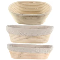 Bread Proofing Proving Wicker Rattan Basket Bread Fermentation Liner Baskets Dough Rising Long Banneton Brotform Baking Supplies 1