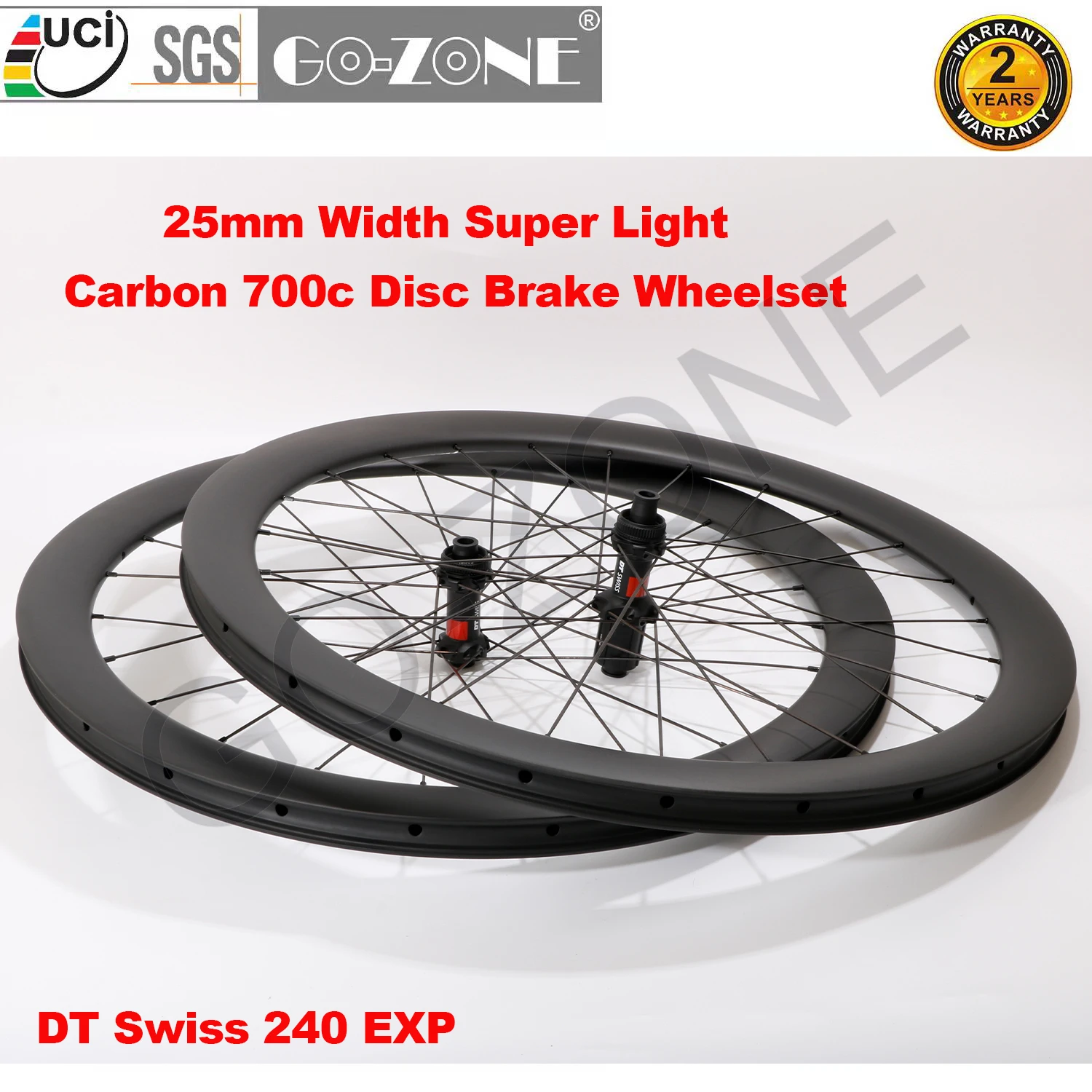 Ruote In Carbonio Tubeless Super Light Copertoncino Freno A Disco 700C Qualità Uci Dt Swiss 240 Exp Sapim Carbon Road Dt Swiss Ruote
