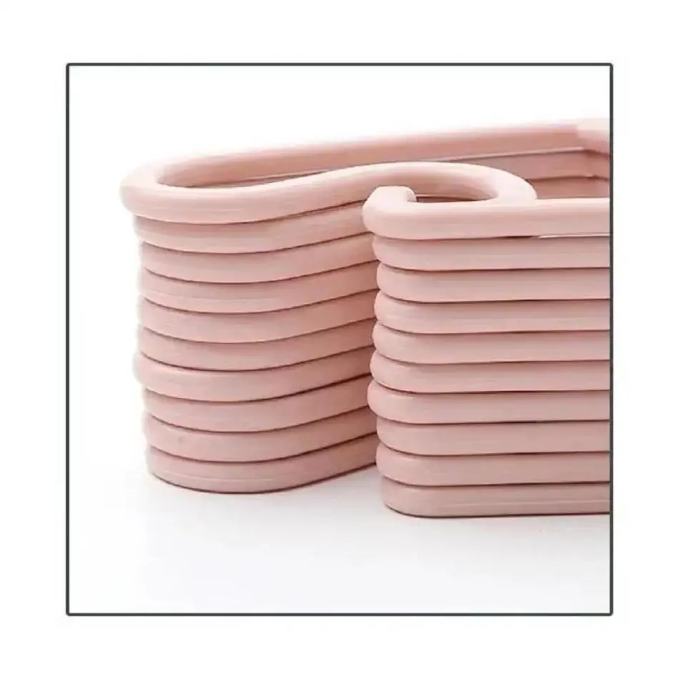 5 Pcs Portable Clothes Hanger Kids Children Toddler Baby Coat Storage Plastic Hangers Hook Household Clothing Organizer