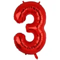 Red number 3