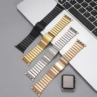Bracelet en métal en acier inoxydable pour Apple Watch 38/40/41mm 42/44/45/46mm, pour Iwatch série 10 9 8 7 6 5 4 SE 1