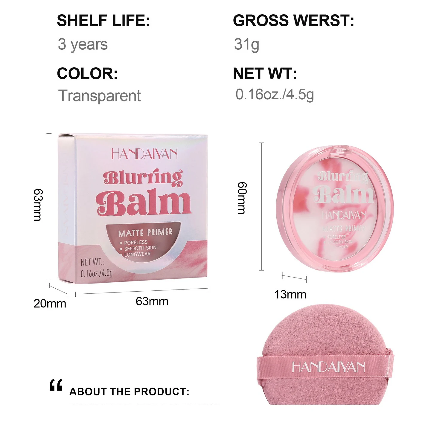 Makeup Matte Primer Moisturizing Balm Oil Control Poreless Smooth Facial Isolation Transparent Makeup Fixing Gel Foundation Base 6