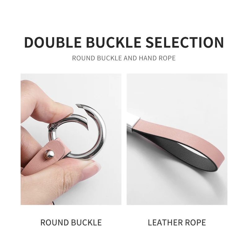 Car Key Case Cover Keyring Leather Accessories For FAW Hongqi E-HS9 H5 H9 Hs5 Eqm5 Hs7 Hq9
