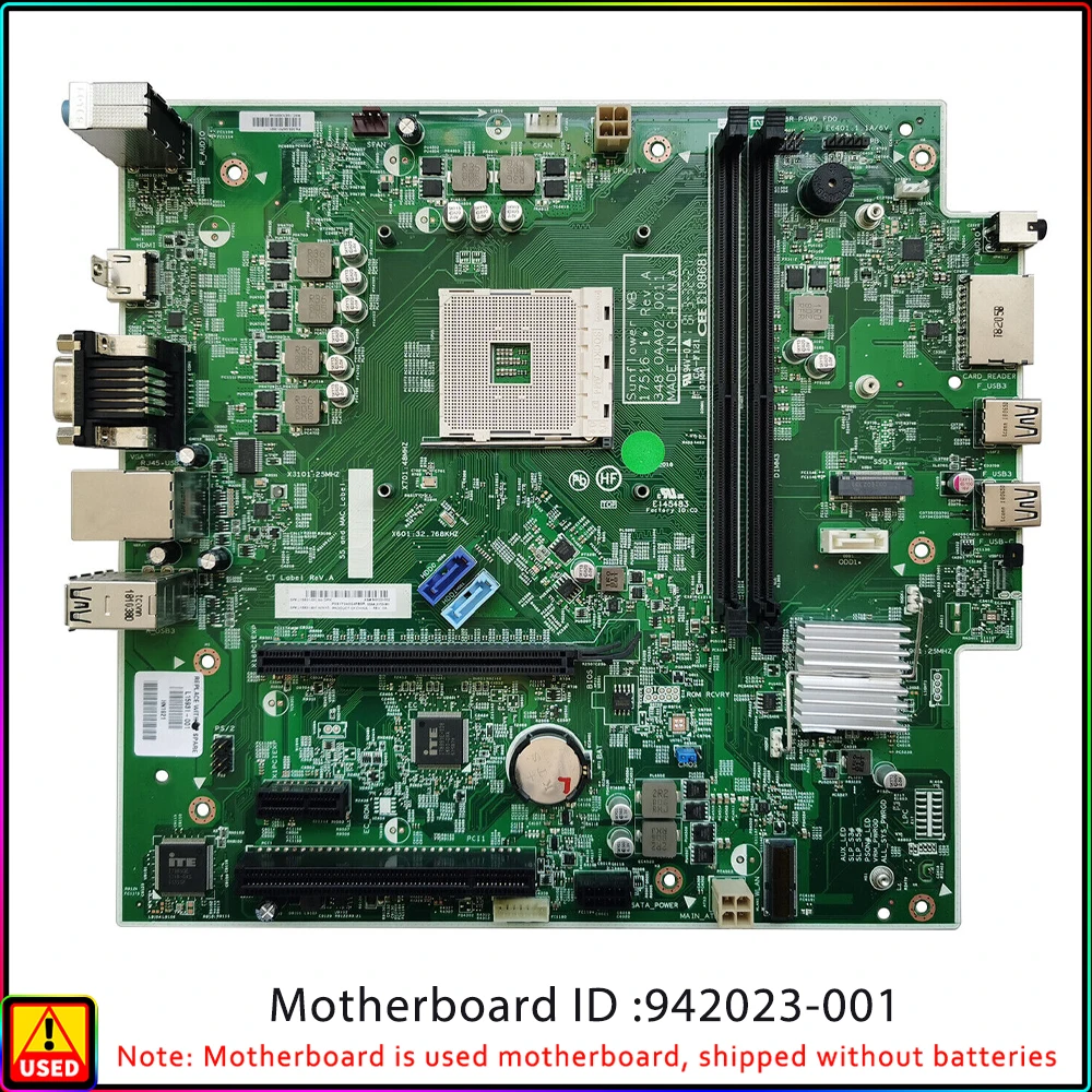 

FOR HP 285 Pro G3 TPC-W045-MT L15931-001/601 942023-001 Motherboard