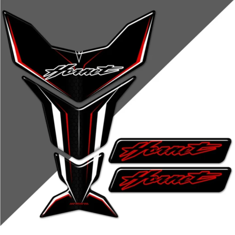 

600 900 Tank Pad Protective Decal Stickers For Honda Hornet CB600F CB250F CB250 CB1000R 160R 250 3D Motorcycle Emblem Badge Logo