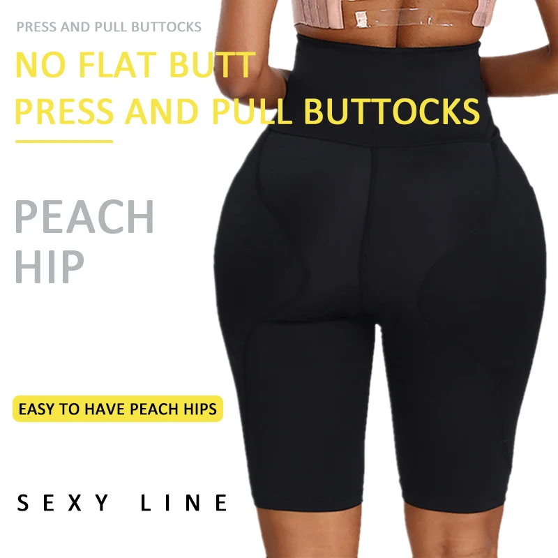 Women Hip Pads Waist Trainer Body Shapewear Tummy Shaper Fake Ass Butt Lifter Booties Enhancer Booty Lifting Thigh Trimmer Pants