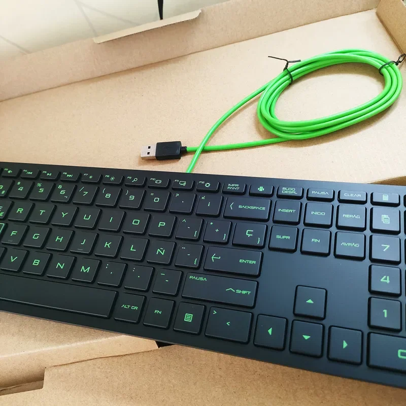 Kabelgebundenes Usb Tastatur Und Maus Set Spanisches Layout_voghion.com