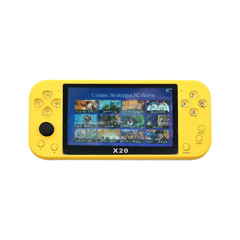 2022 New arrival X20 game console   5.1Inch 8gb Handheld Game Player Retro Video Game Console 5.1 Inch Screen Game for Psp 