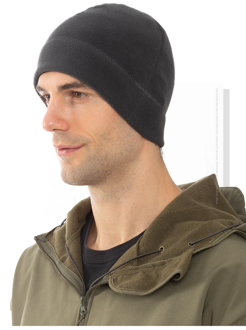 Unisex Windproof Polar Fleece Beanie Hat - Ski Winter Edition - true deals club