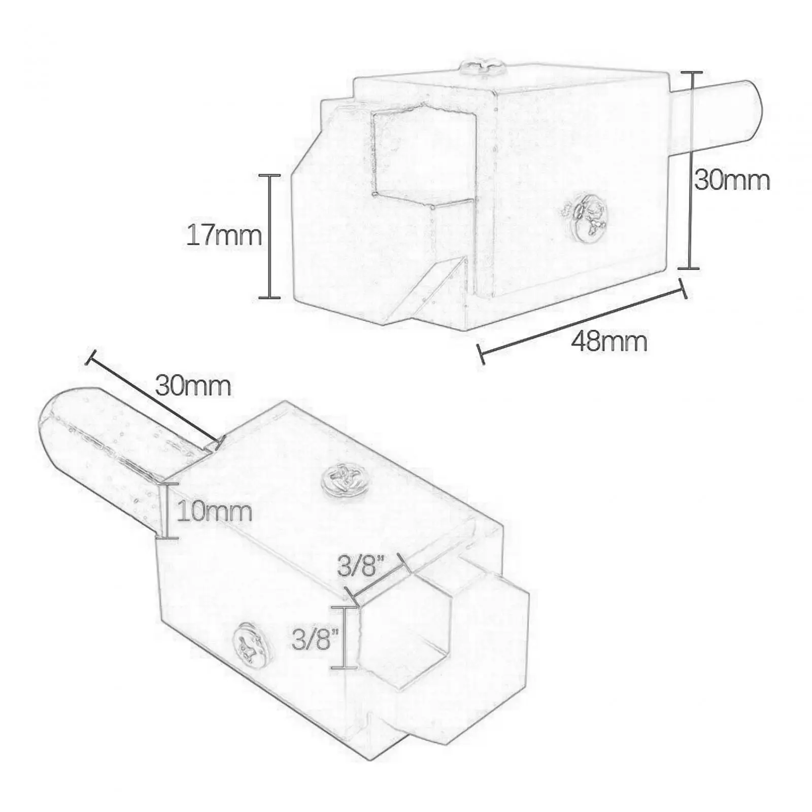 Corner Chisel Professional Woodworking Squaring Tool for Framing Mortising