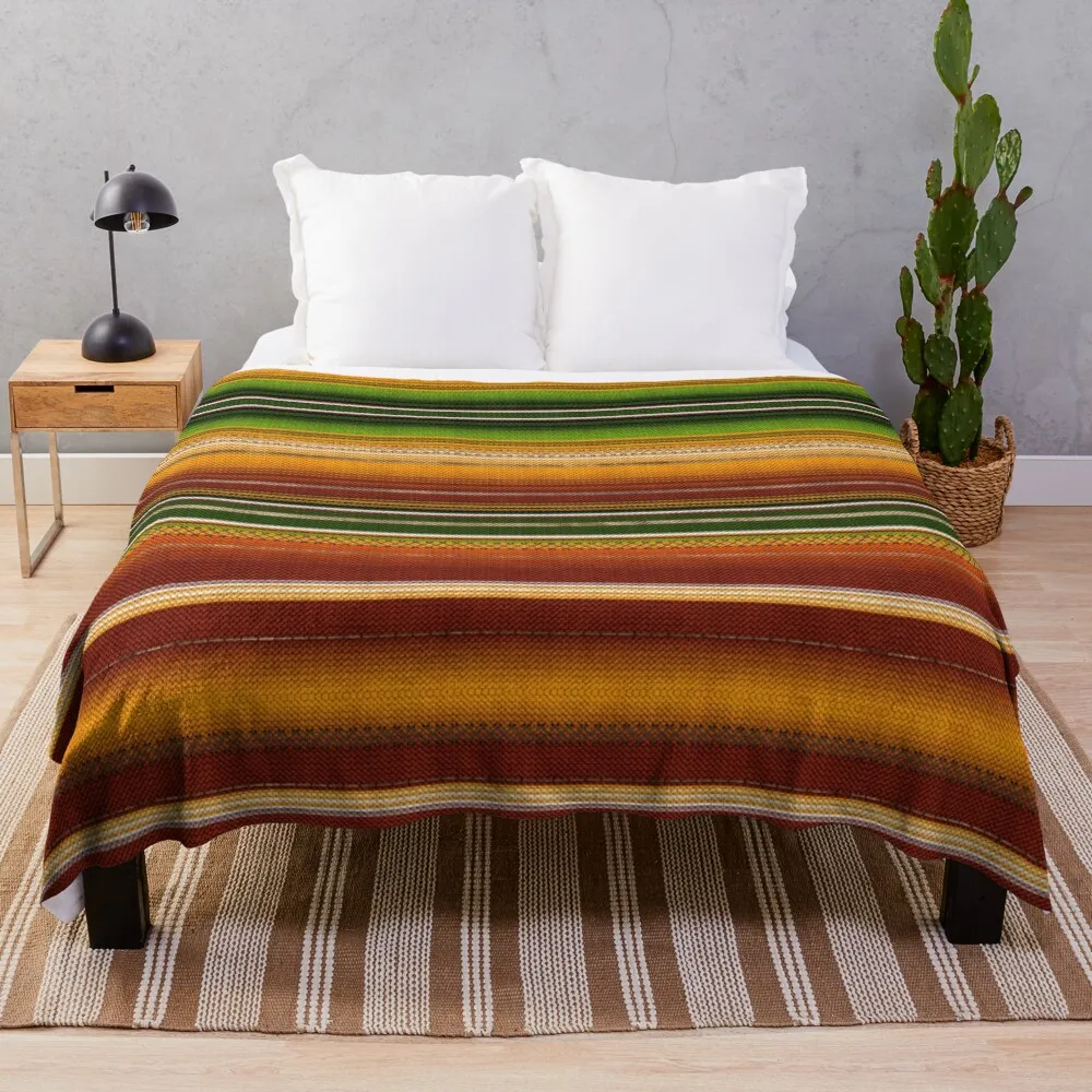Mexican serape 1 Throw Blanket Large Blanket Extra Large Throw Blanket