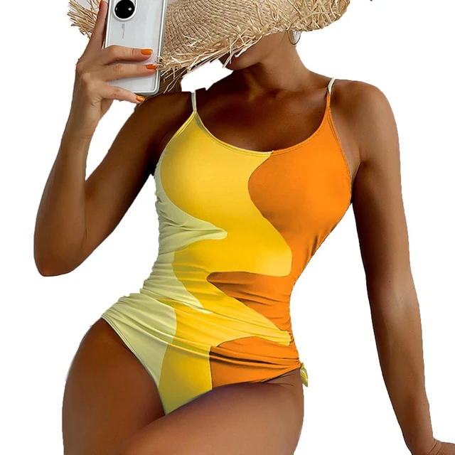 Romper Swimsuit No Underwire One-piece Swimsuit Sexy Bikini Summer Women  Bathing Suit - AliExpress
