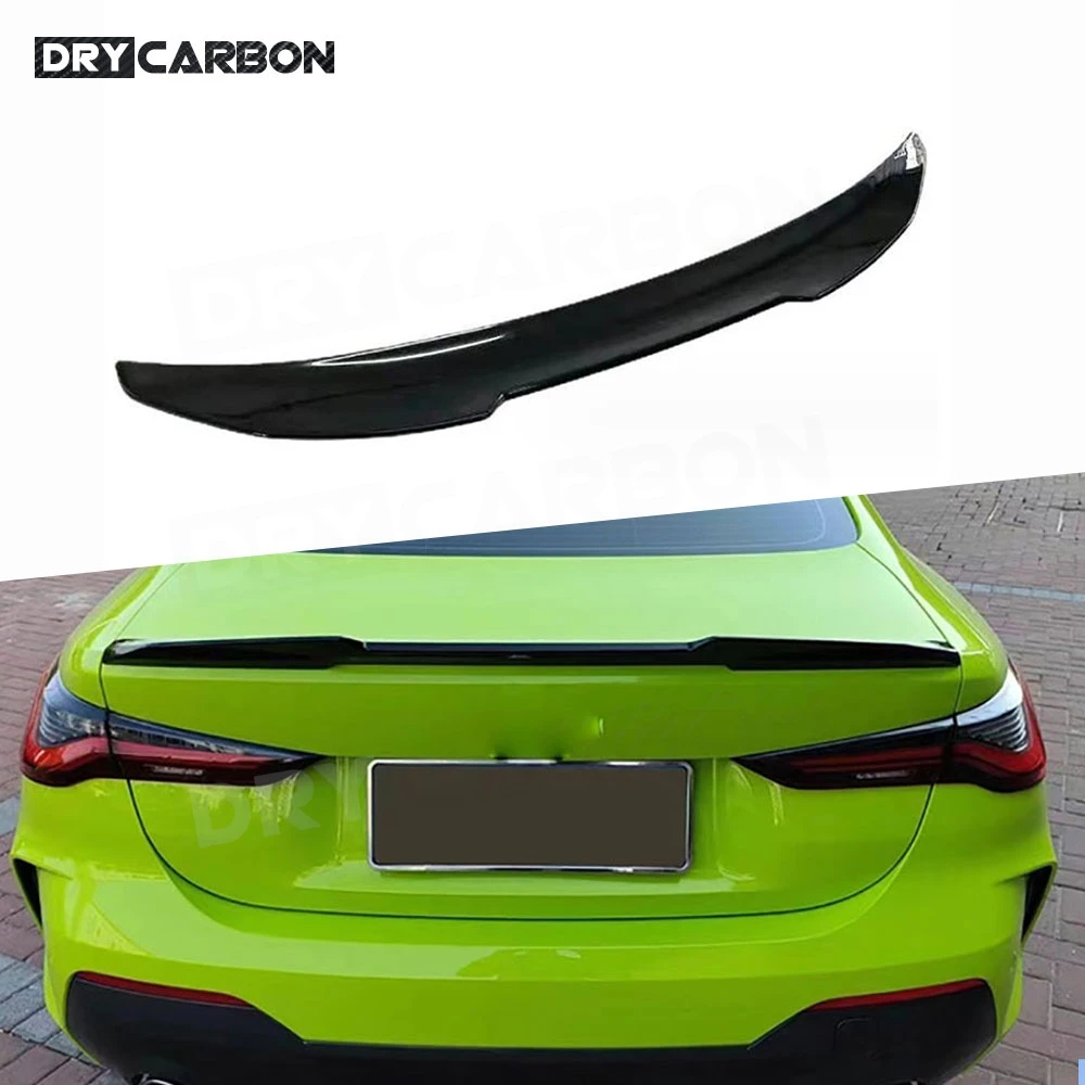 P Style Car Rear Boot Spoiler Tronco Ala Spoiler Posteriore Splitter Body Kit Per Bmw G22 G82 M4 Coupe 2020 + Non Convertibile