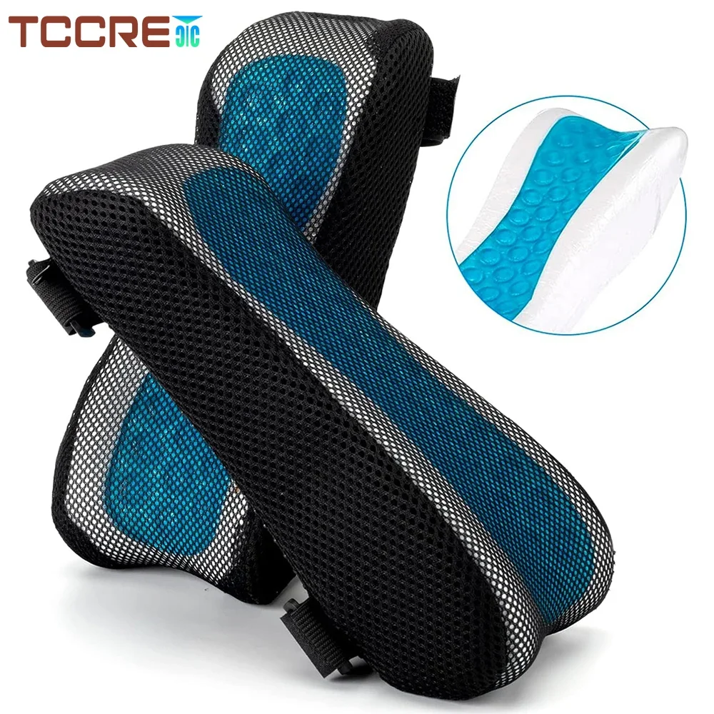 2Pcs Soft Comfortable Memory Foam Armrest Pad Car Home Office Chair Hand Cushion Elbow Arm Rest Mat Support Men Women Gifts hand rest vehicle aid handle for elderly disabled assist car armrest cars support