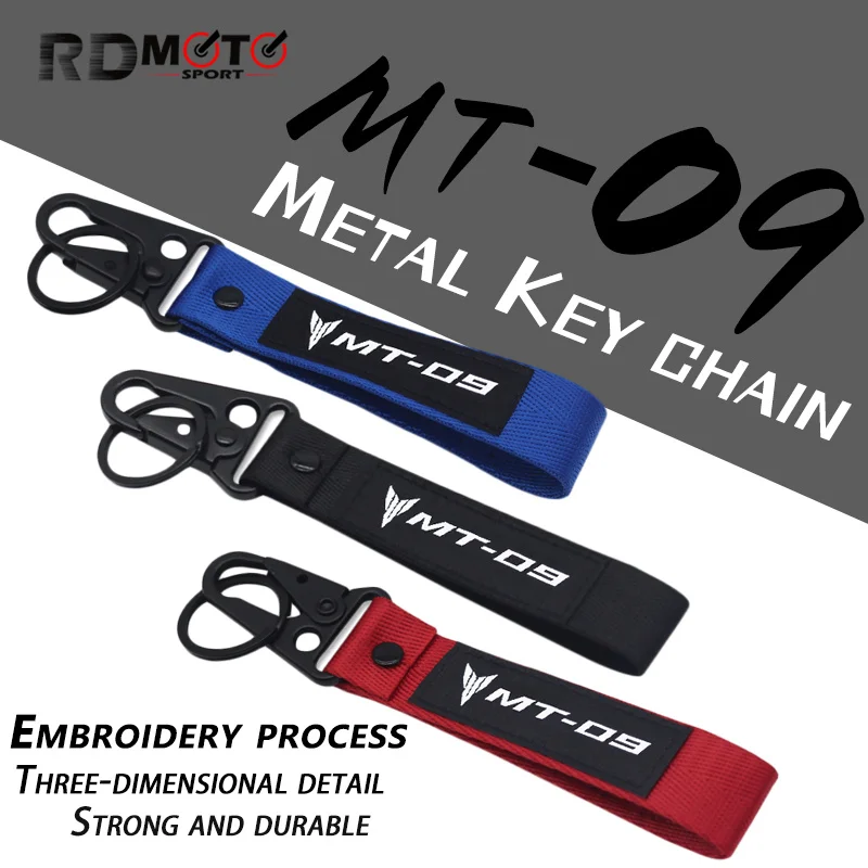 

For Yamaha MT-07 MT-09 Motorcycle Accessories Keychain Keyring Keyfob Key Chain Ring mt07 mt09
