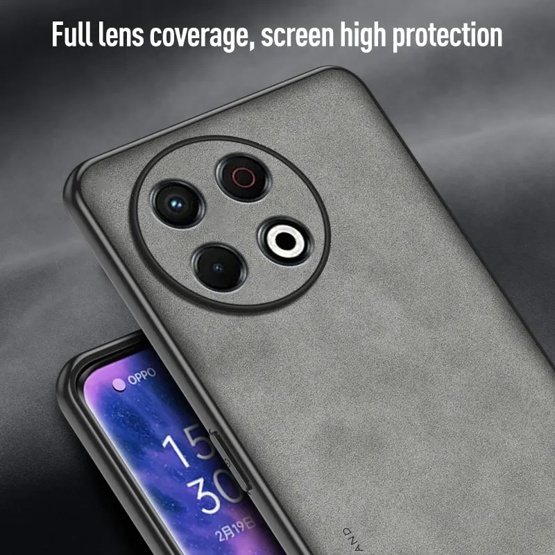 Tecno Spark 30 Pro Shockproof Matte Leather Soft Case
