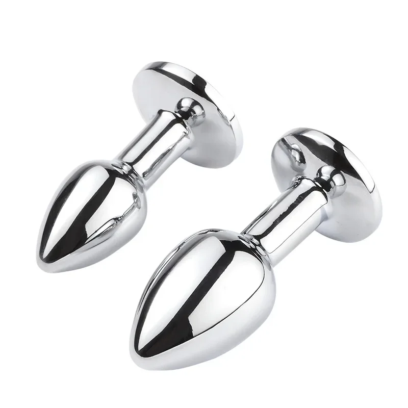 Mini Sexy Jelly Color Metal Anal Plug Anal Dilator Adult Men Women Fun Flirting Masturbation Adult Toys Gay anal plug vibrator anal plug anal sex toys