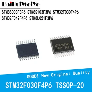 STM8S003F3P6 STM8S103F3P6 STM32F030F4P6 STM32F042F4P6 STM8L051F3P6 SMD TSSOP-20 Новое хорошее качество Chipse