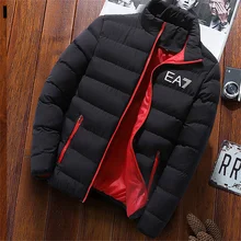 

New fashion trendy zipper jacket 2021 stand-up collar cotton sportswear winter snowy weather warm style men's classic top jacket