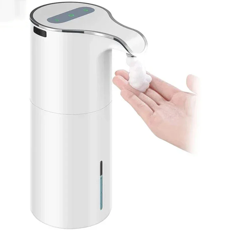 450Ml Automatic Soap Dispenser Touchless Foaming Soap Dispenser Rechargeable Waterproof Foam Pump
