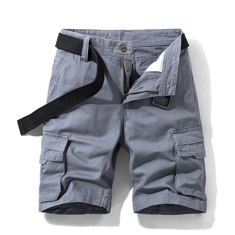 Workwear Shorts Men's Multi-Pocket Outdoor Mountaineering Sports Pirate Shorts Loose Leisure All-Matching Summer Pirate Shorts