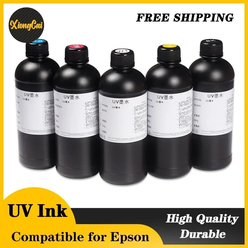 R2000 Ink NEW 1PCS 500ml UV Ink for Epson R1390 R2000 R1900 T50 L805 L800 L1800 ...