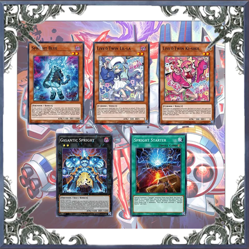 70 шт. Spright & Live Twin Yugioh