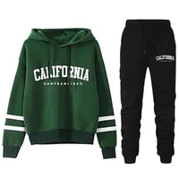 California Womens Survêtement Casual Stripe Polyvalent Sweat à capuche ou pantalon ou costume Simplicité Offres spéciales Tenues de rue S-3XL 4