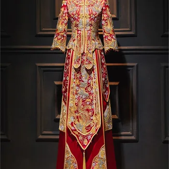 New Chinese-style bridal gowns wedding dresses and