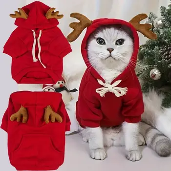 Christmas Dog Hoodie Outfit 1