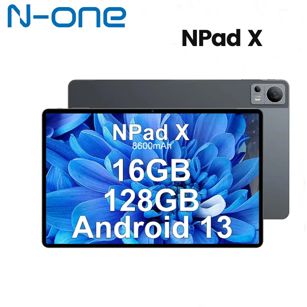 N-one NPad X MTK G99 8-Cores Tablet PC 10.95'' Android 13 Fast