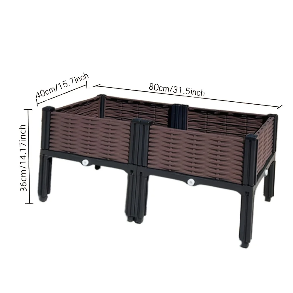 Elevated Plastic Garden Bed 2