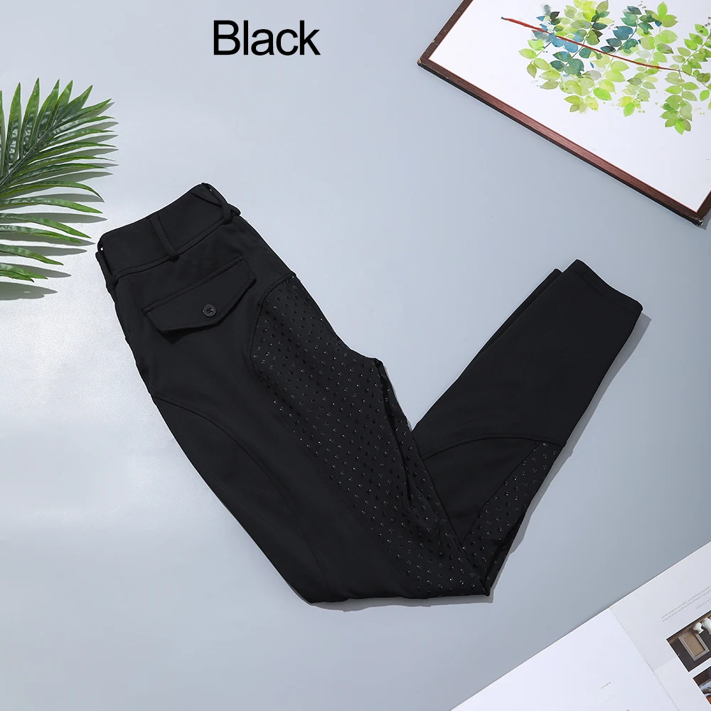 Women's Horse Riding Pants Full-Seat Breeches Equestrian Schooling Tights Outdoor Sportswear Knight Equipment Clothes 5