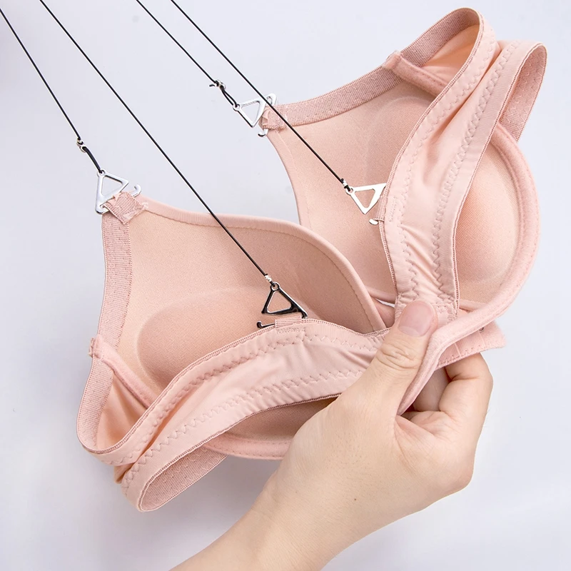 Metal Buckle Bra Straps Women's Rope Transparent Adjustable Invisible Underwear Accessories