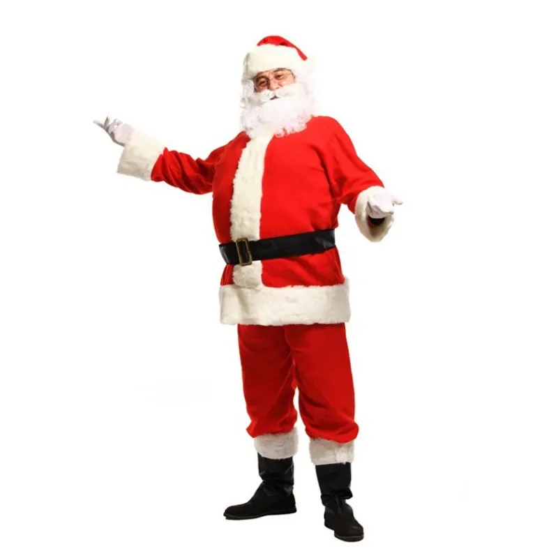 Santa Claus Costume Men Christmas Cosplay Costume